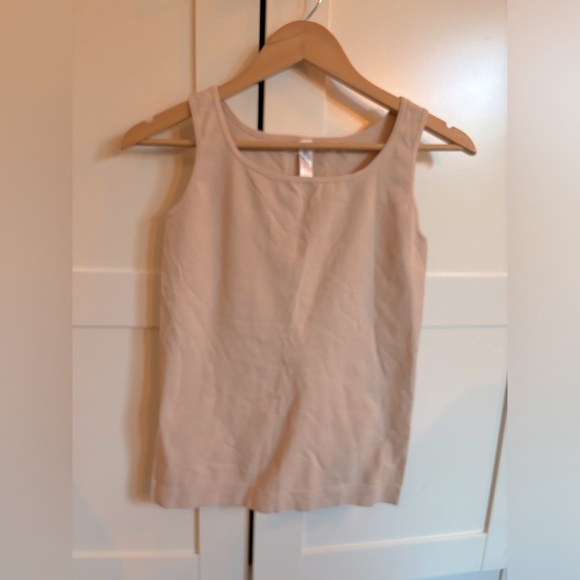 Spanx smoothing shape wear tank top size L/XL in beige - Picture 1 of 5